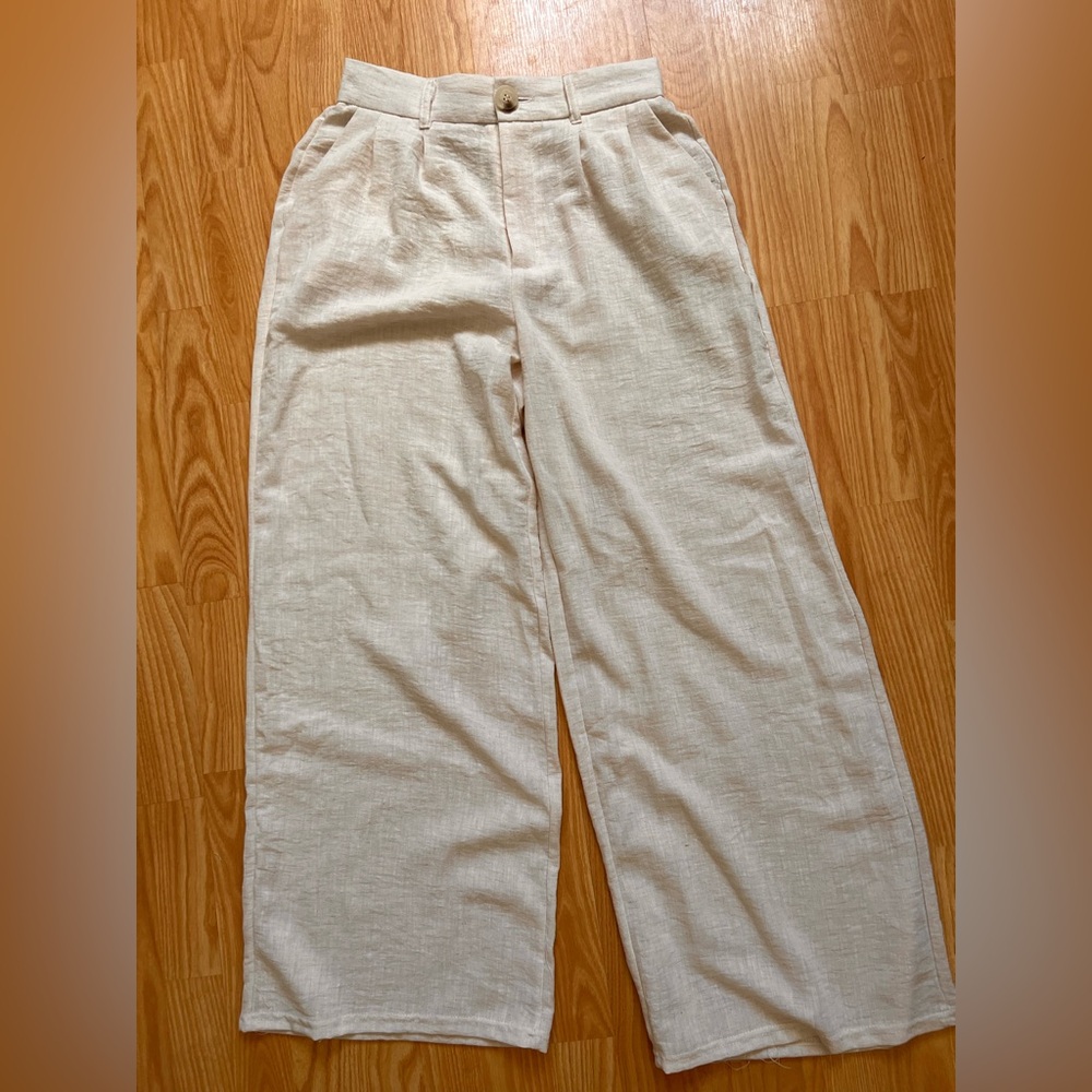 Indero linen and polyester pants